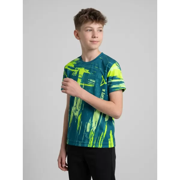  Hochwertiges Funktions-T-Shirt für Kinder ALTISPORT VOJ/ALK010TR01 KEROSIN/GELB 