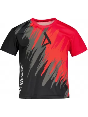 Hochwertiges Funktions-T-Shirt für Kinder ALTISPORT VOJ/ALK006TR01 SCHWARZ/ROT