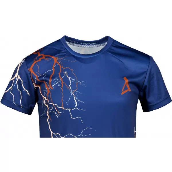  Hochwertiges Funktions-T-Shirt für Kinder ALTISPORT VOJ/ALK004TR01 MARINEBLAU/BRAUN 