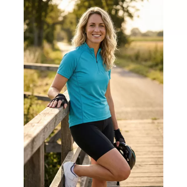  Damen-Radtrikot ALTISPORT NoPrint NP/ALW115NJ TÜRKIS 