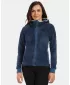 Fleece-Hoodie für Damen KILPI NORKA-W WL0204KI DUNKELBLAU
