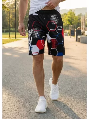 Herren Premium Funktionsshorts ohne Taschen ALTISPORT VOJ/ALM036KRA02 HEXA SCHWARZ