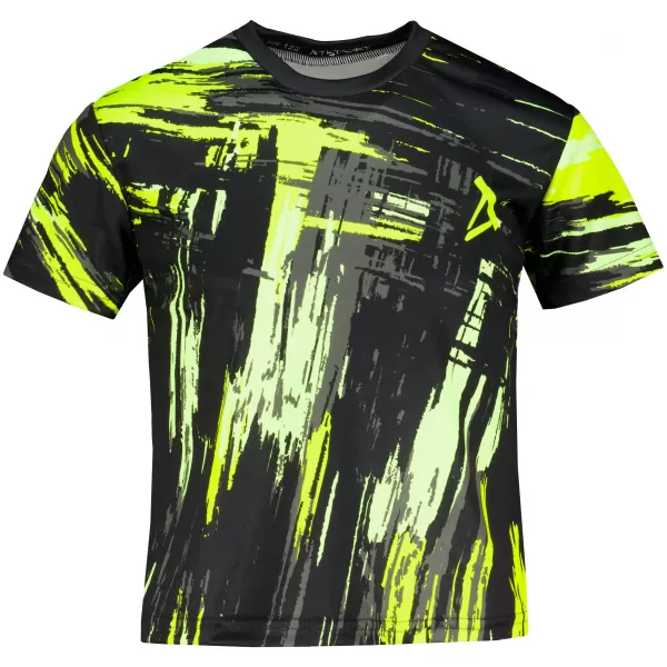  Hochwertiges Funktions-T-Shirt für Kinder ALTISPORT VOJ/ALK010TR01 SCHWARZ UND GELB 