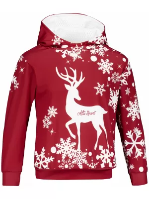 Hochwertiges Funktions-Sweatshirt für Kinder ALTISPORT VOJ/ALKVN5MI01 ROT