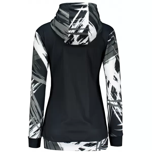  Hochwertiges Funktions-Sweatshirt für Damen ALTISPORT VOJ/ALW039MI01 SCHWARZ/WEIß 