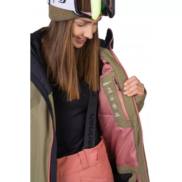  Damenjacke HANNAH MAKY COL GEBRANNTES OLIV/ANTHRAZIT 