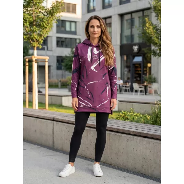  Funktionelles erweitertes Damen-Sweatshirt Premium ALTISPORT VOJ/ALW049MI03 LILA 