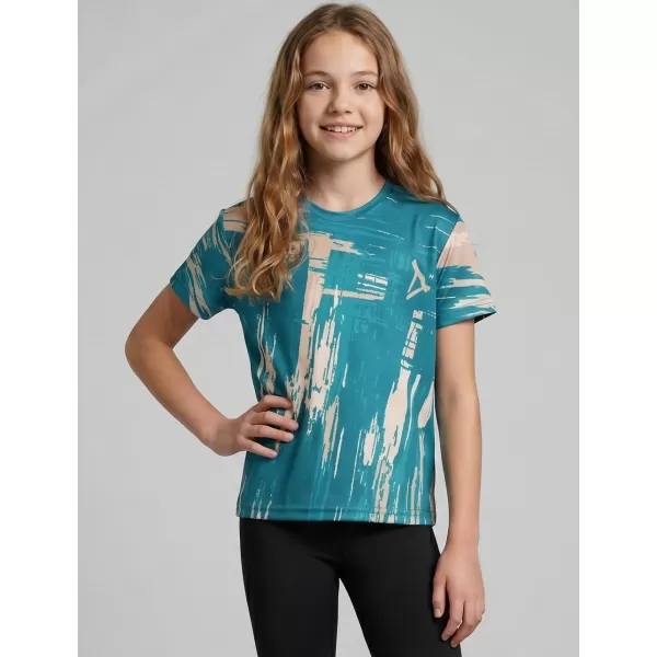  Hochwertiges Funktions-T-Shirt für Kinder ALTISPORT VOJ/ALK010TR01 SMARAGD/BLAU 