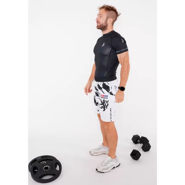  Herren Premium Funktionsshorts ohne Taschen ALTISPORT VOJ/ALM036KRA02 ABSTRAKTION 
