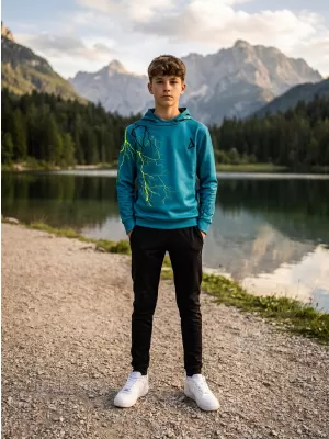 Hochwertiges Funktions-Sweatshirt für Kinder ALTISPORT VOJ/ALK004MI01 KEROSIN/GELB