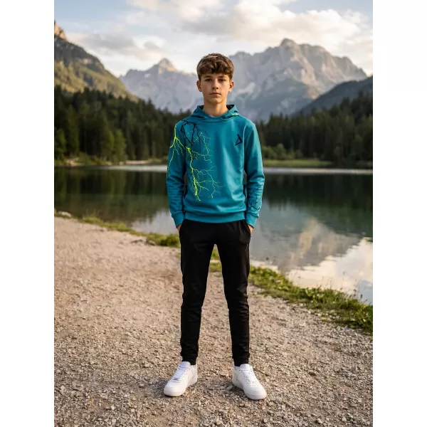  Hochwertiges Funktions-Sweatshirt für Kinder ALTISPORT VOJ/ALK004MI01 KEROSIN/GELB 