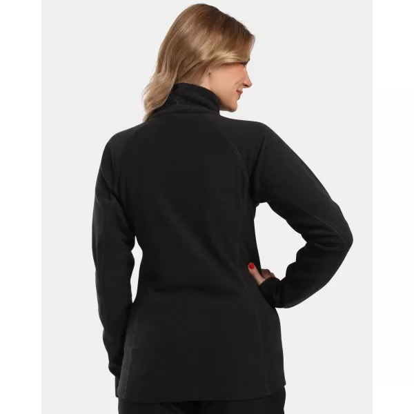  Fleece-Sweatshirt für Damen KILPI ALMERI-W WL0213KI SCHWARZ 