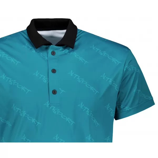 Herren-Funktions-T-Shirt mit Premium-Kragen ALTISPORT VOJ/ALM050TR05 KEROSIN 