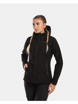 Softshelljacke für Damen KILPI RAVIA-W WL0129KI SCHWARZ
