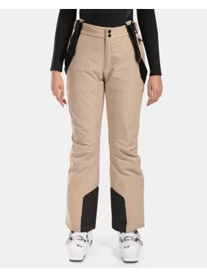 Skihose für Damen KILPI ELARE-W WL0404KI BEIGE