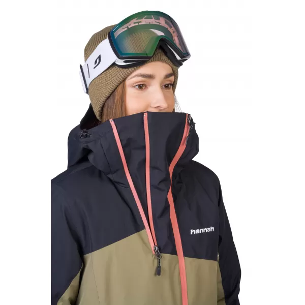  Damenjacke HANNAH MAKY COL GEBRANNTES OLIV/ANTHRAZIT 