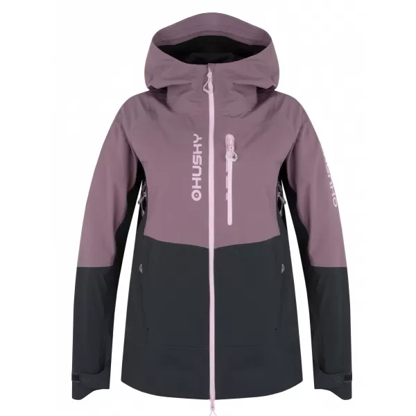  Hardshell -Jacke für Frauen HUSKY NICCO L LILA/GRAU 