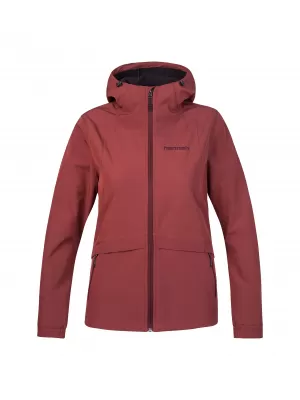 Softshelljacke für Damen HANNAH BRIA VERBRANNTES ROTBRAUN