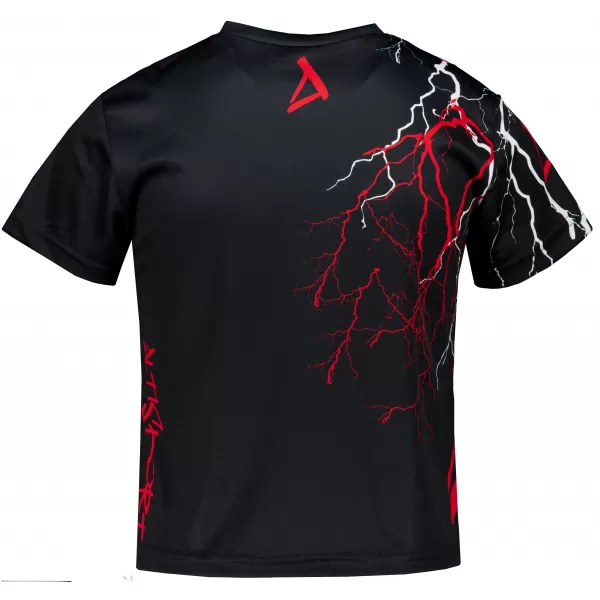  Hochwertiges Funktions-T-Shirt für Kinder ALTISPORT VOJ/ALK004TR01 SCHWARZ/ROT 