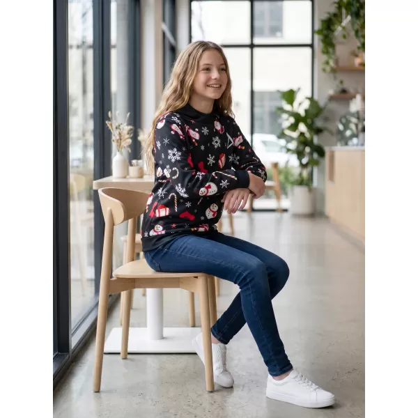  Hochwertiges Funktions-Sweatshirt für Kinder ALTISPORT VOJ/ALKVN1MI01 SCHWARZ 