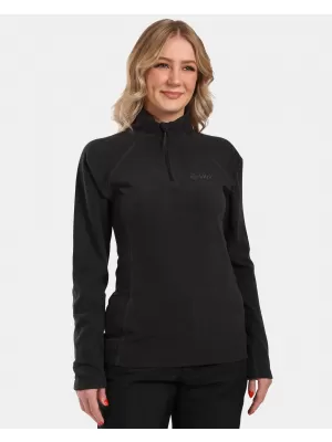 Fleece-Sweatshirt für Damen KILPI ALMERI-W WL0213KI SCHWARZ