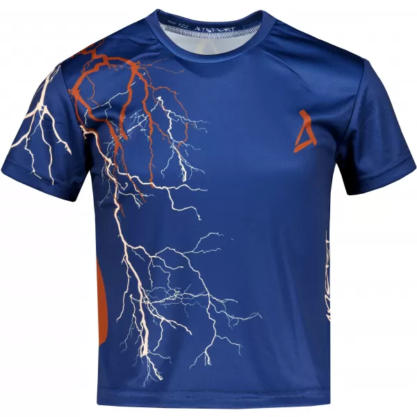  Hochwertiges Funktions-T-Shirt für Kinder ALTISPORT VOJ/ALK004TR01 MARINEBLAU/BRAUN 