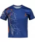 Hochwertiges Funktions-T-Shirt für Kinder ALTISPORT VOJ/ALK004TR01 MARINEBLAU/BRAUN