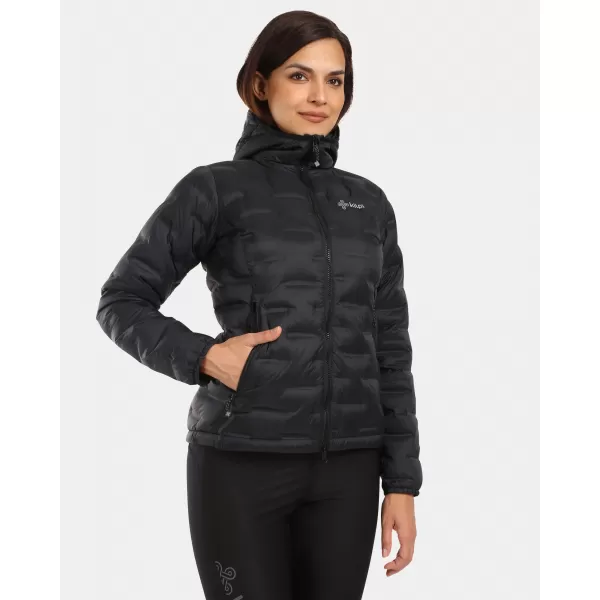  Daunenjacke für Damen KILPI ALBERTA-W WL0115KI SCHWARZ 