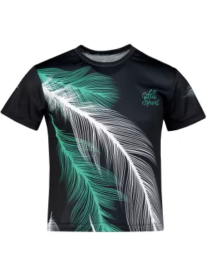 Hochwertiges Funktions-T-Shirt für Kinder ALTISPORT VOJ/ALK001TR01 SCHWARZ/TÜRKIS