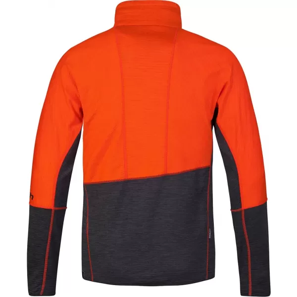  Herren-Sweatshirt HANNAH NIRO WÜRZIGES ORANGE/ANTHRAZITMEL 