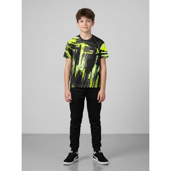  Hochwertiges Funktions-T-Shirt für Kinder ALTISPORT VOJ/ALK010TR01 SCHWARZ UND GELB 