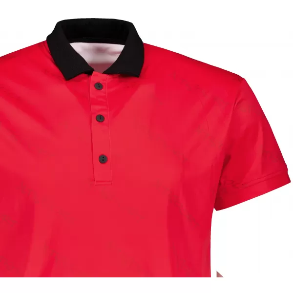  Herren-Funktions-T-Shirt mit Premium-Kragen ALTISPORT VOJ/ALM050TR05 ROT 