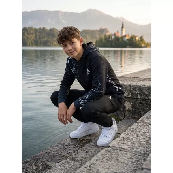  Hochwertiges Funktions-Sweatshirt für Kinder ALTISPORT VOJ/ALK004MI01 SCHWARZ UND WEIß 