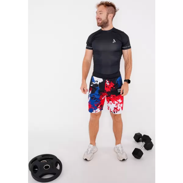  Herren Premium Funktionsshorts ohne Taschen ALTISPORT VOJ/ALM036KRA02 FLECKEN 