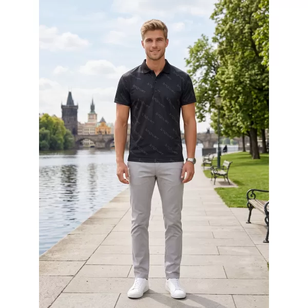  Herren-Funktions-T-Shirt mit Premium-Kragen ALTISPORT VOJ/ALM050TR05 SCHWARZ 