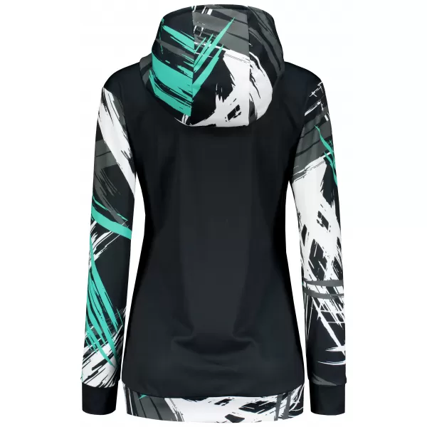  Hochwertiges Funktions-Sweatshirt für Damen ALTISPORT VOJ/ALW039MI01 SCHWARZ/TÜRKIS 