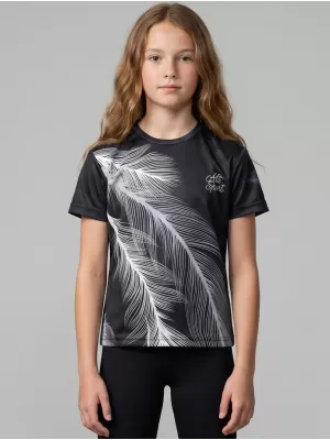 Hochwertiges Funktions-T-Shirt für Kinder ALTISPORT VOJ/ALK001TR01 SCHWARZ/GRAU