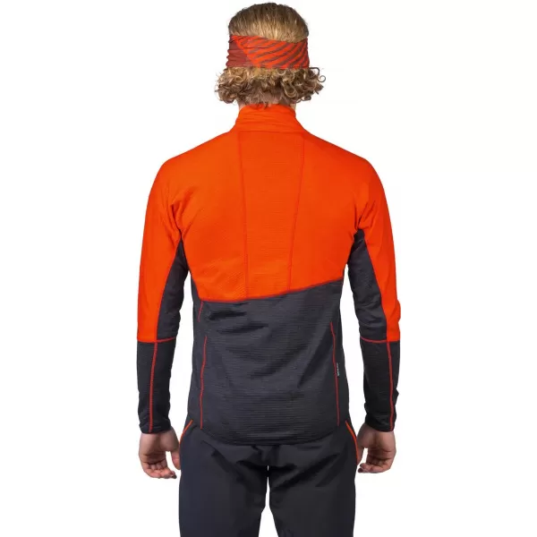  Herren-Sweatshirt HANNAH NIRO WÜRZIGES ORANGE/ANTHRAZITMEL 