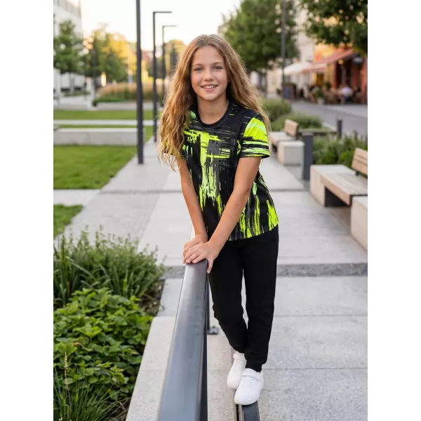  Hochwertiges Funktions-T-Shirt für Kinder ALTISPORT VOJ/ALK010TR01 SCHWARZ UND GELB 