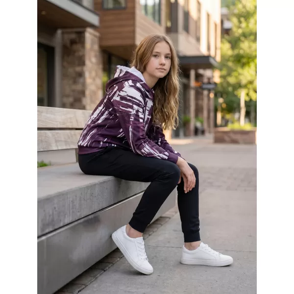  Hochwertiges Funktions-Sweatshirt für Kinder ALTISPORT VOJ/ALK010MI01 LILA/WEIß 