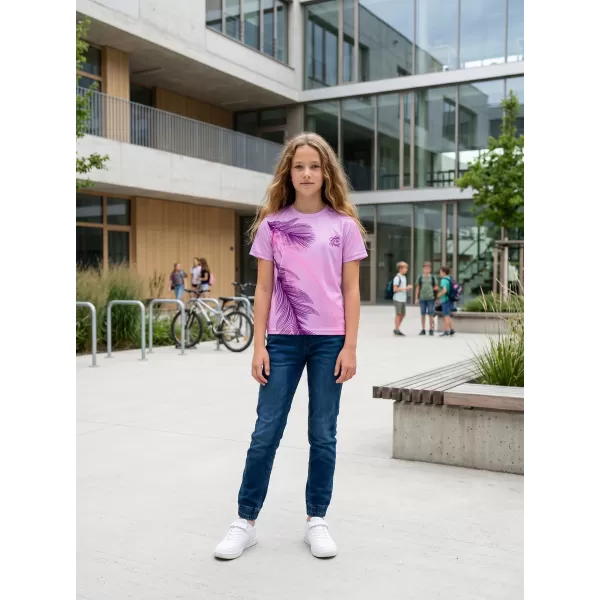  Hochwertiges Funktions-T-Shirt für Kinder ALTISPORT VOJ/ALK001TR01 LILA 