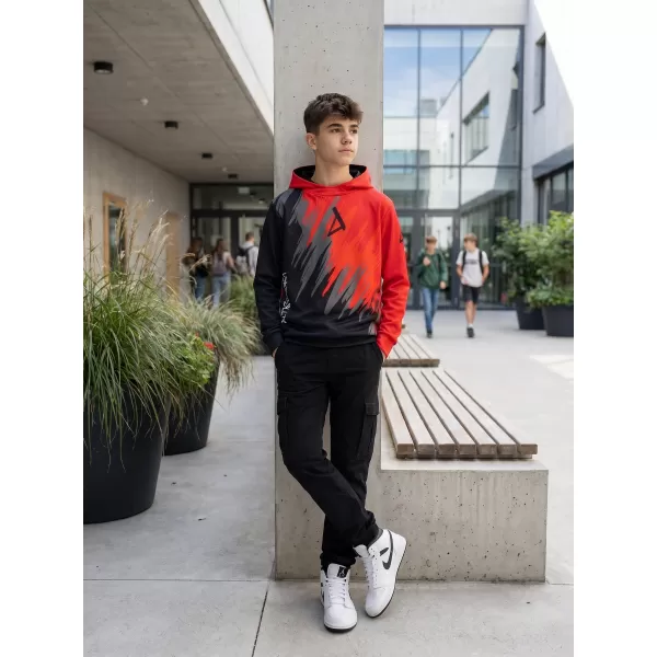  Hochwertiges Funktions-Sweatshirt für Kinder ALTISPORT VOJ/ALK006MI01 SCHWARZ/ROT 