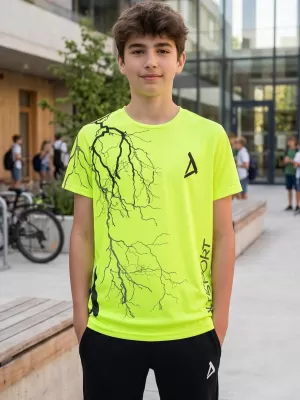 Hochwertiges Funktions-T-Shirt für Kinder ALTISPORT VOJ/ALK004TR01 NEONGELB
