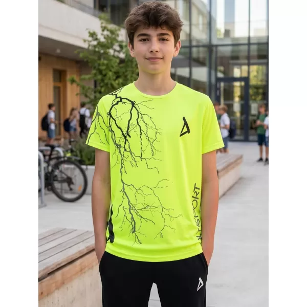  Hochwertiges Funktions-T-Shirt für Kinder ALTISPORT VOJ/ALK004TR01 NEONGELB 