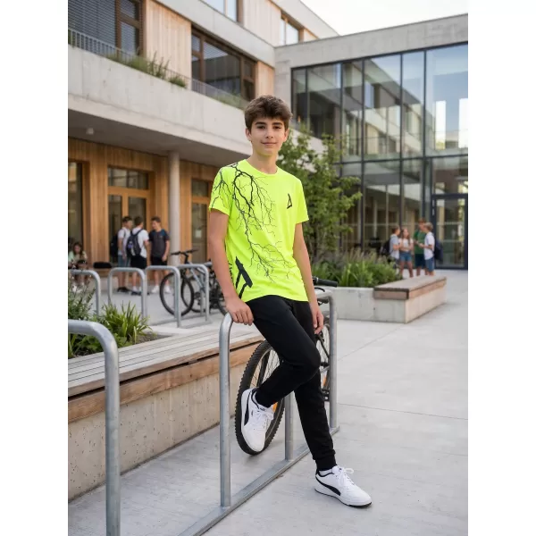  Hochwertiges Funktions-T-Shirt für Kinder ALTISPORT VOJ/ALK004TR01 NEONGELB 