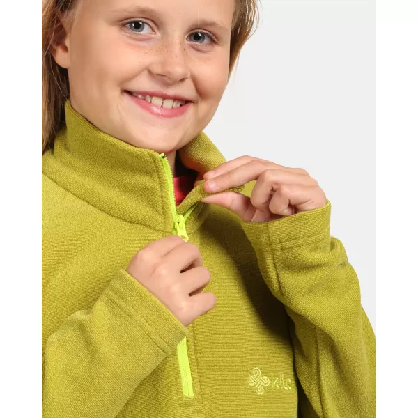  Fleece-Sweatshirt für Kinder KILPI ALMERI-J WJ0205KI HELLGRÜN 