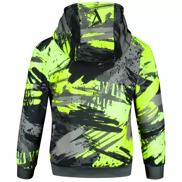  Hochwertiges Funktions-Sweatshirt für Kinder ALTISPORT VOJ/ALK014MI01 SCHWARZ/GRÜN 