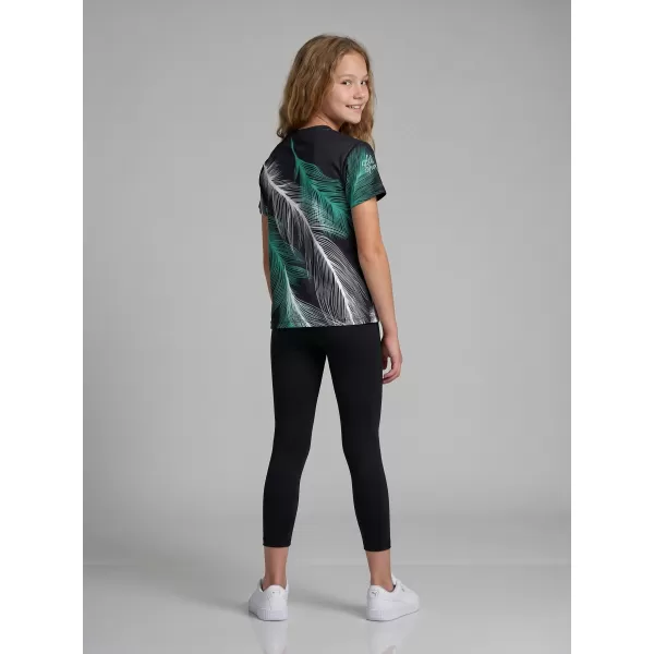  Hochwertiges Funktions-T-Shirt für Kinder ALTISPORT VOJ/ALK001TR01 SCHWARZ/TÜRKIS 