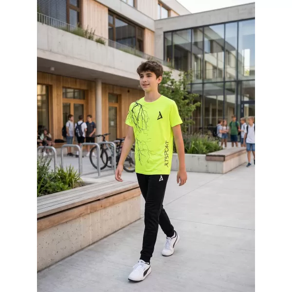  Hochwertiges Funktions-T-Shirt für Kinder ALTISPORT VOJ/ALK004TR01 NEONGELB 