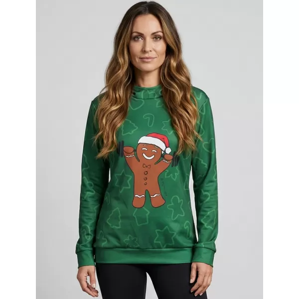  Hochwertiges Funktions-Sweatshirt für Damen ALTISPORT VOJ/ALWVN6MI01 GRÜN 